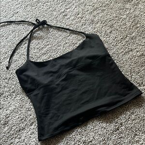 Black Halter Top